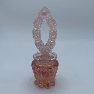 Fenton pink perfume bottle